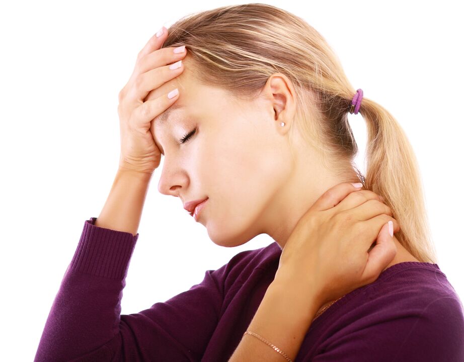fejfájás nyaki osteochondrosissal