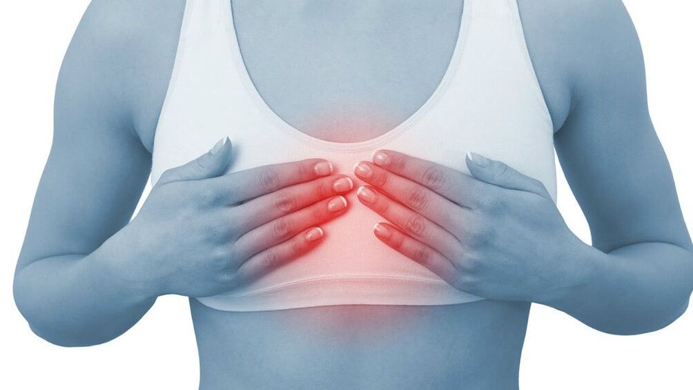 mellkasi fájdalom mellkasi osteochondrosissal